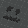 Captura-de-pantalla-2026-04-14-114149.png Llavero calabaza de Minecraft - Impresión 3D sin AMS | STL en Piezas Separadas
