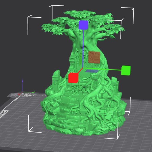🌳 Ancient Overgrown Tree Throne - Tabletop Terrain & Diorama・ STL File ...