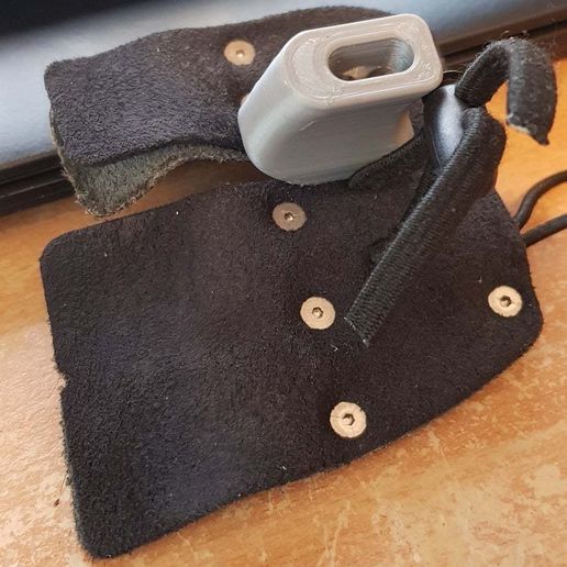 Archery Tab Finger Spacer - 3D model önizlemesi