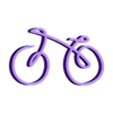 bike1.stl Acrylic Minimalistic Bicycle Sculpture Bicycle Ornament Personality Table Decoration Items Office Decoration Gift Acrylic Minimal