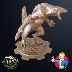 GATORCLAW-DIORAMA-FALLOUT-ETERNAL-RENDER-1.jpg 3D file GATORCLAW DIORAMA - FALLOUT - ETERNAL・3D printing model to download