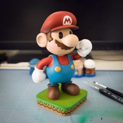 4.jpg Fichier STL FANART - 3D PAPER MARIO - DIORAMA・Objet imprimable en 3D à télécharger