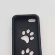 4440a29f-9d7e-458b-86a6-1bd714fe9ab8.jpg Iphone 5 dog cover, Iphone SE cover dog footprints