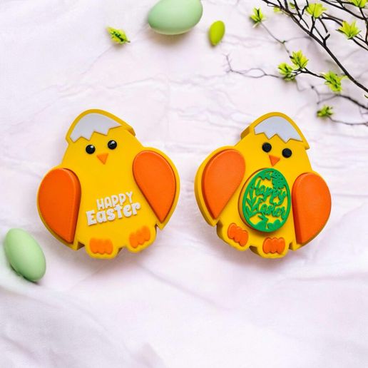 🐔 Big Easter Chicken Clicker – Commercial license included!・ STL File ...