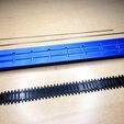 Snapshot-63.jpg N Scale Straight Track Jig and Crosstie Cutter and Gapping Tools. Hand Made Model Train Tracks by Socrates