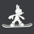 m5.png snowboarder minie mouse, High-Quality 3D Model STL Files for Print - Instant Download & Ready-to-Use!