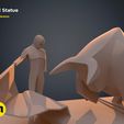Dune_bull_statue_bullfighter-scene-Detail-3.813.jpg Archivo 3D Estatua del Toro de las Dunas・Objeto de impresión 3D para descargar