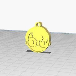 harry.jpg Fichier STL Collection complète de porte-clés Harry Potter・Design imprimable en 3D à télécharger