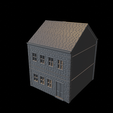House-4-no-damage-2.png WWII Tabletop Terrain Set 28mm scale (3D Printable Files) - Based on real buildings from Carentan, France