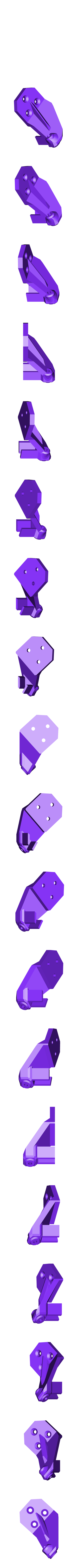 MRH-Pitch-Arm301ws.stl Main-Rotor-Head, for Helicopter, Fully Articulated Type