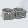 sons rings (2).jpg STL file Sons of Anarchy rings・3D printable model to download