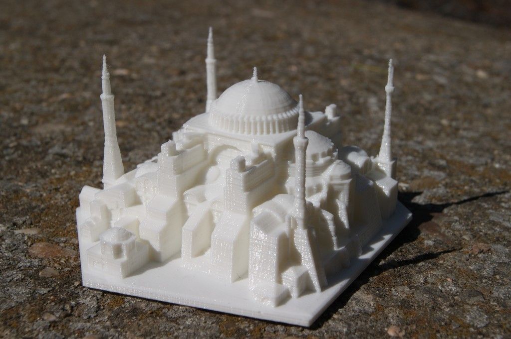 World's Great Architecture Hagia Sophia 225 Piece 3D Model DIY Hobby Build Kit 