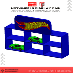 22.png Archivo STL Coche de exhibición Hotwheels・Modelo para descargar y imprimir en 3D