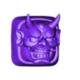 oni_white_keycap.stl STL file Japanese Masks Keycaps - Mechanical Keyboard・3D printer design to download