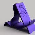 real.jpg phone stand with Real Madrid logo