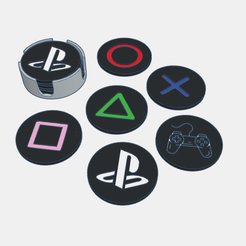 Captura-de-pantalla-2022-10-02-155455.png Fichier 3D SET DE SOUS-VERRES POUR PLAYSTATION・Idée pour impression 3D à télécharger