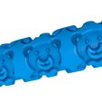 56565666.jpg bear clay roller / pottery roller / panda clay rolling  / panda pattern cutter