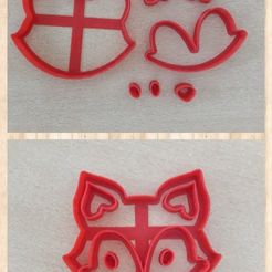 78234969_1009815182714706_9078917301549400064_n.jpg Fichier STL COUPER DES BISCUITS. RENARD FONDANT EN PIÈCES DÉTACHÉES - PUZZLE COOKIES CUTTER FOX・Plan imprimable en 3D à télécharger