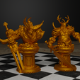 5.png Medieval Viking Figure Chess Set - Viking Character 3D print model