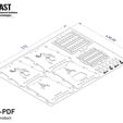 105-Flattern.jpg Portable Camping Wood Stove DXF File,Firebox Plan BBQ,Collapsible Fire Pit,Functional