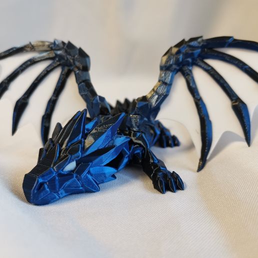 Articulated Baby Crystal Winged Dragon