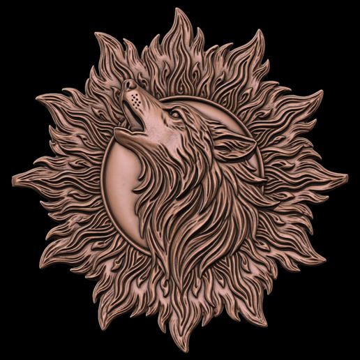 [Alpha Emblem] – High Relief 3D STL