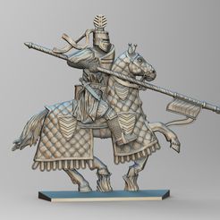 26.jpg STL file equestrian knight 6・Model to download and 3D print, ypiter