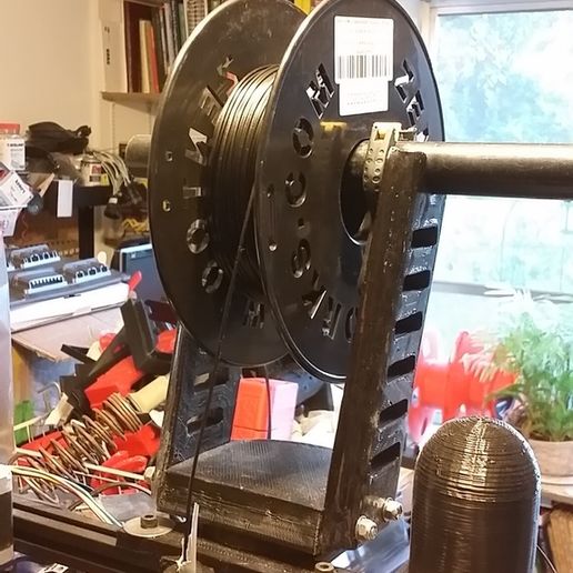 20140904_073649.jpg Buzzer Mount & final rolls of filament guide