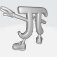 8.png Pi Day Cute Pi Symbol Character – Fun Math Decor – 3D Printed Pi Figurine – Nerdy Gift for Math Lovers
