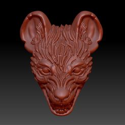 hyenas-animal-sk120-j1.jpg Fichier STL pendentif hyène・Design pour imprimante 3D à télécharger