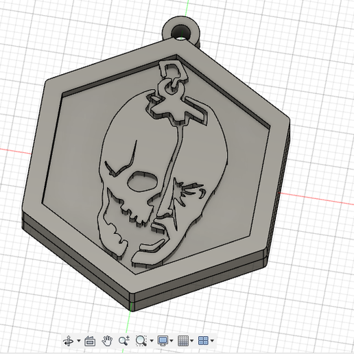 💀 Skull Key Ring・Free STL File for 3D printing・Cults