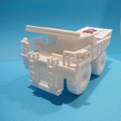 DSC01325.JPG STL-Datei Dump truck business card holder・Modell für 3D-Drucker zum Herunterladen