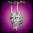 2.jpg White Mask from Neon White Game - Fan Art 3D print model