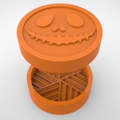 Grinders.367.jpg Archivo STL GRINDER WEED - DIY - HALLOWEEN PUMPKIN・Modelo para descargar y imprimir en 3D, SnakeCreations