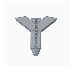 TRIRIHRK.png Free STL file trident smoking weed !!!!!!! epic!!!・3D printing design to download