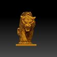 2.jpg Escultura de tigre andante