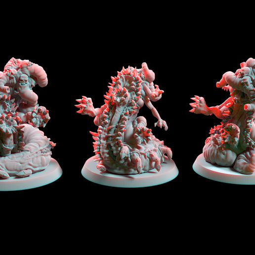 🩸 Warp Dwellers Pack 2・ 3D File for 3D printing・Cults