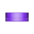 Tire_V1_21in.stl 1/24 scale model car wheel V5 & V6