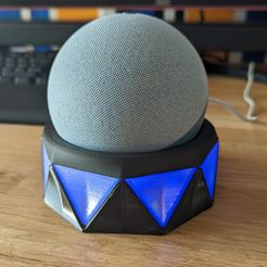 STL file Suporte Alexa Echo Pop Astronauta 🍎・3D printer design to  download・Cults