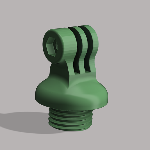 📞 Gopro Mount threaded・Free STL File for 3D printing・Cults