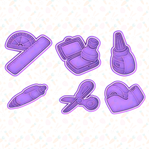 main.png Office cookie cutter set of 6