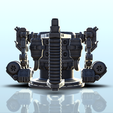 45.png Boccale di dadi robot armato (25) - Porta lattine di birra Contenitore Torre Soda Box DnD RPG Boardgame 33cl 25cl 12oz 16oz 50cl Bevanda W40k 40 000 SciFi Futuristico