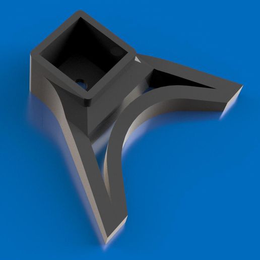 20 x 20 V-Slot Aluminum Extrusion Leg 3D model