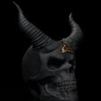 Celtic-SkB0000.png Skull Keltic with horns Celtic Skull