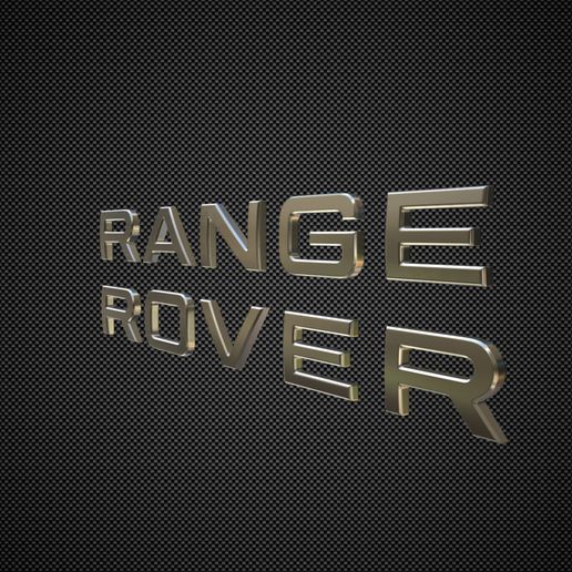 🚗 range rover logo・ STL File for ・Cults