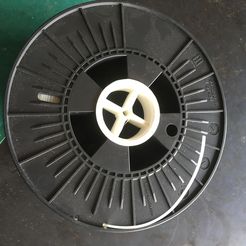 support_fil_roue_002.jpg Free STL file Wheel, for filament support・3D printing model to download