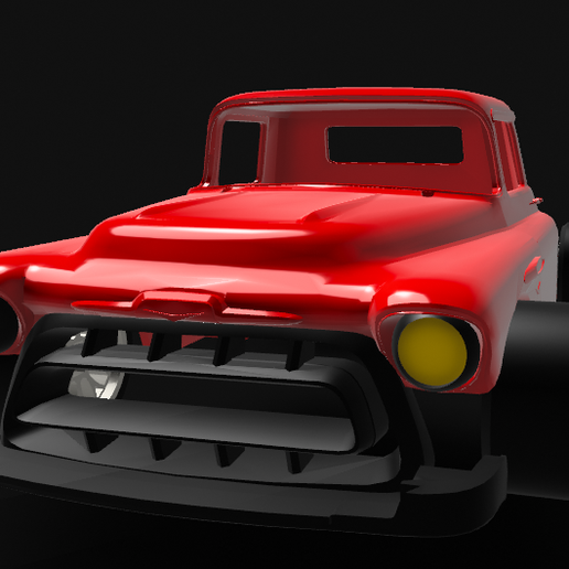 RC Body Drift Car 1:10 Custom 1958 Chevrolet Pickup Trucks RC Bodyshell