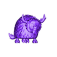 180917_Beefalo_DontStanve.obj Beefalo (Don't Starve)