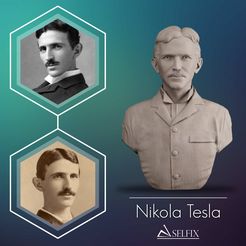 00-Cover-Cults.jpg Archivo STL Busto 3D de Nikola Tesla listo para imprimir・Design para impresora 3D para descargar