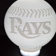 IMG_20230222_145029114.jpg Tampa Bay Rays BASEBALL LIGHT, TEALIGHT, READING LIGHT, MLB